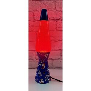 Sonic The Hedgehog  lava lamp Yellow Fluid / Red Wax Light 16" *TESTED*